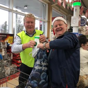 Christmas fundraiser at TESCO