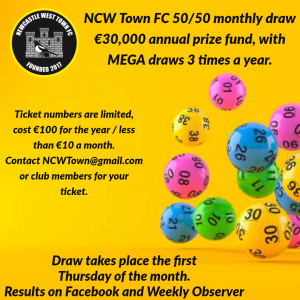 Poster Newcastle West soccer draw 